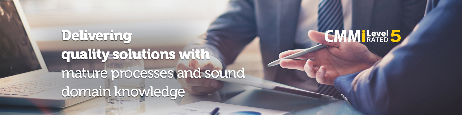 Delivering quality solutions with mature processes and sound domain knowledge