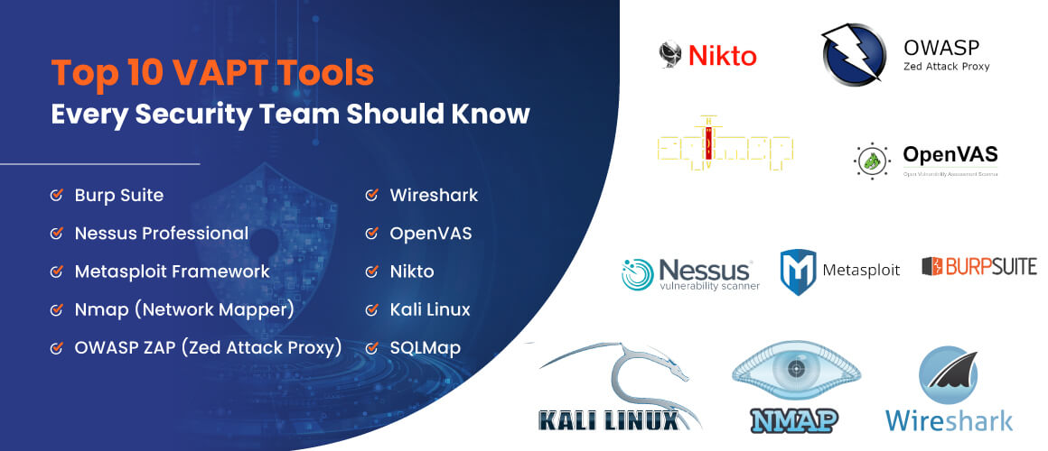 Top 10 VAPT Tools Every Security Teams Should Know