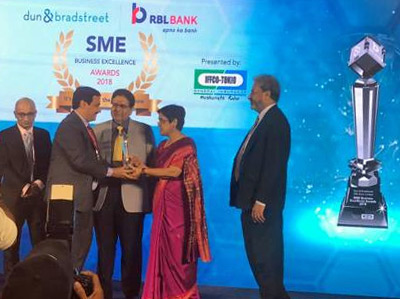 Silver Touch Technologies received SME Business Excellence Award for IT & IT Enabled Services